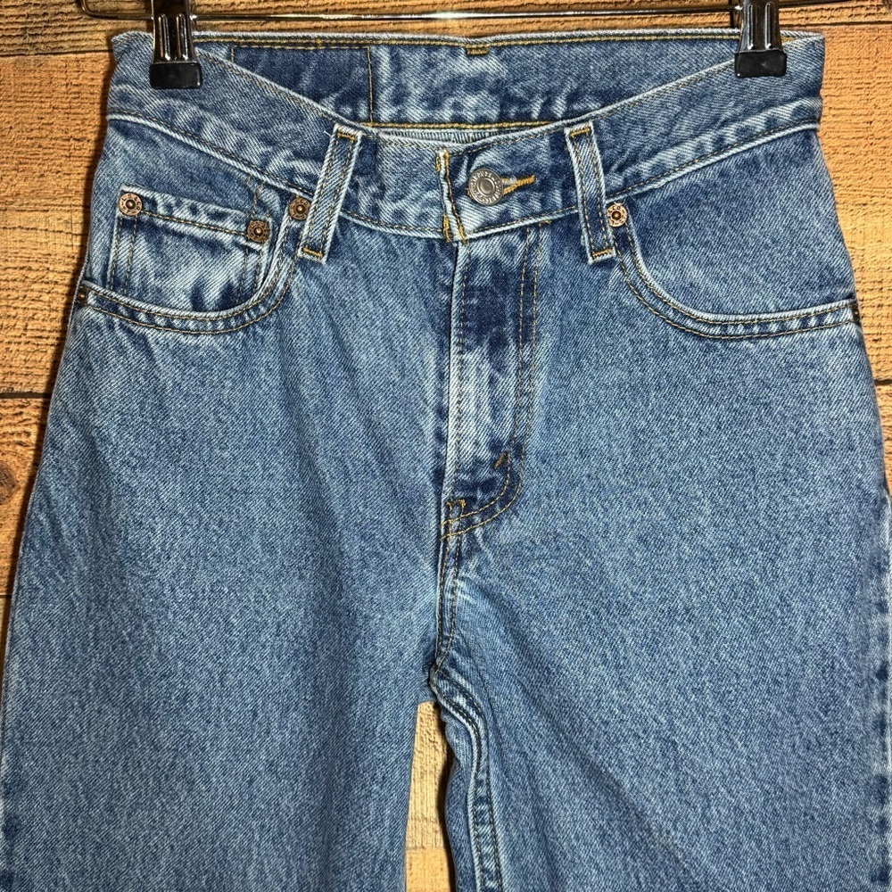 🌻 Vintage Levi's 550 Kids Medium Wash Relaxed Fit Boys Jeans* size 12 Classic - Picture 3 of 9